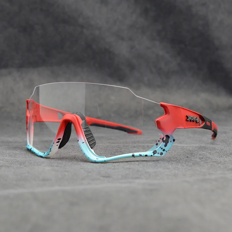 Men Women Photochromic Cycling Glasses UV400 Road Bike Discoloration Goggles Running Riding Fishing Sunglasses Bicycle Eyewear