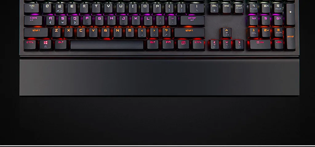 Механическая клавиатура teclado mecanico108Keys, металлическая панель, все ключи NoConflict, Заказная подсветка zuoya mehanichekaya