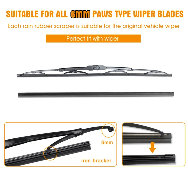 1PCS Windshield Windscreen 8MM 6MM 14
