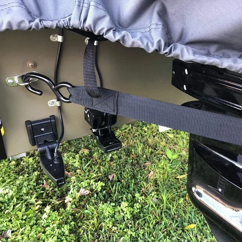 Boat Transom Tie Down Straps to Trailer Buckle Strap for Marine Jet Ski