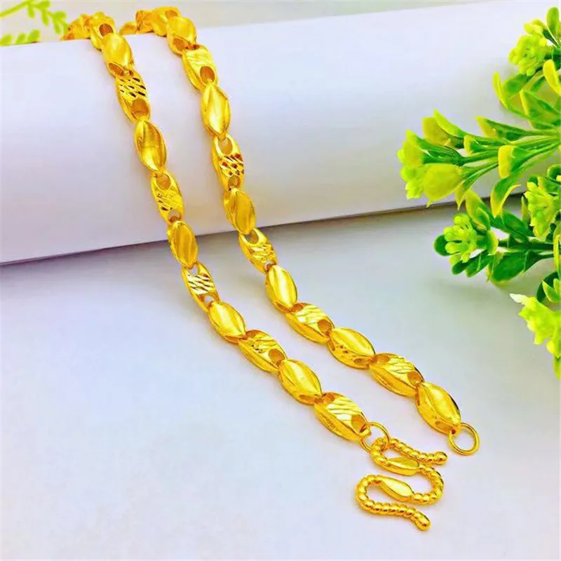 Luxury Fashion 14K Gold Necklace for 