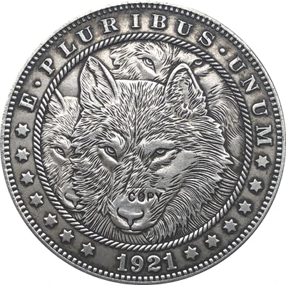Копилка Hobo Nickel 1921-D морганский доллар тип 119 | Дом и сад