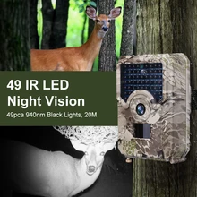 Trail camera 940nm De cca уличная Водонепроницаемая IP56 1080p камера дикой природы ночное видение фото ловушки охотничья камера