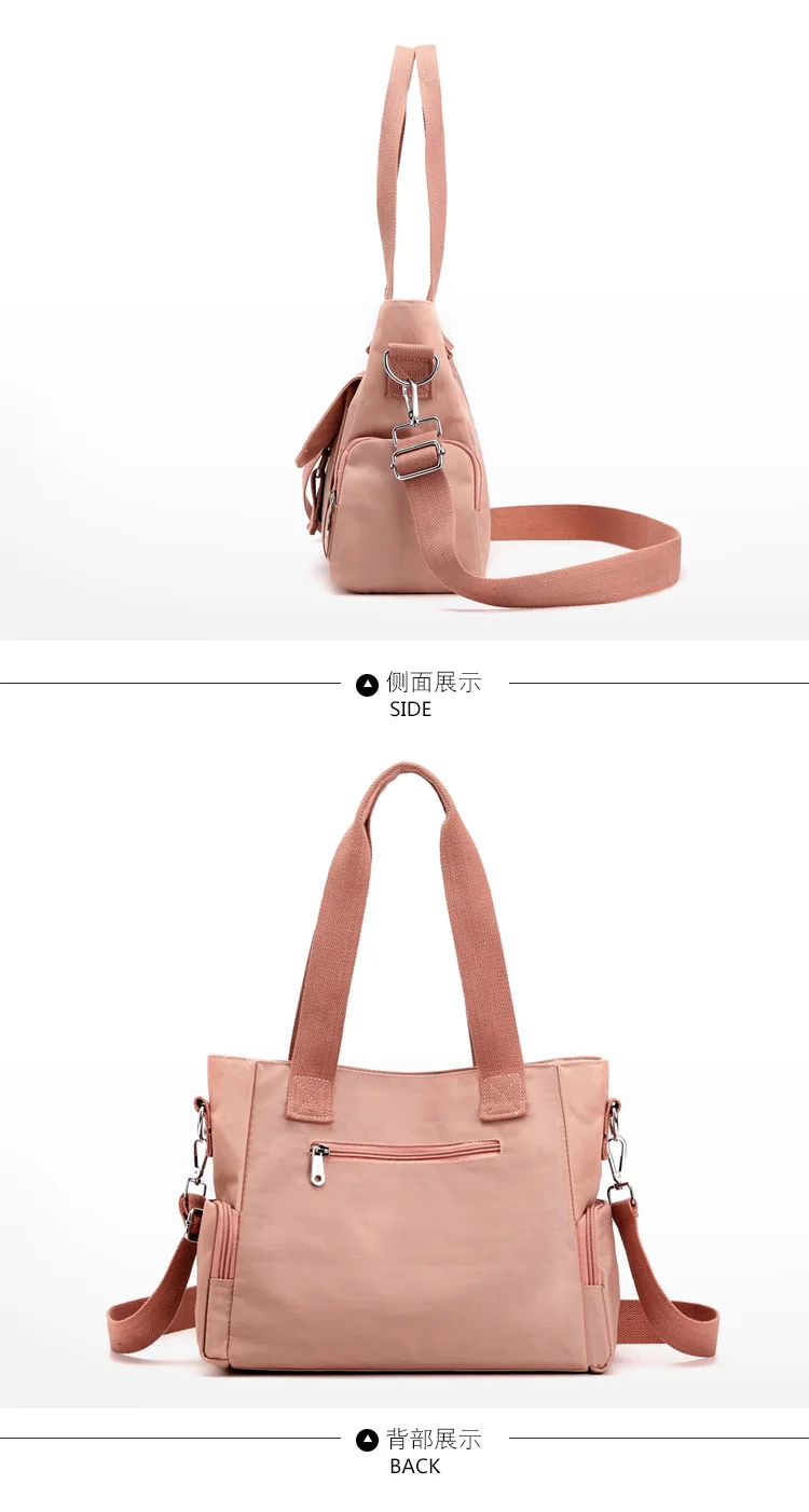 2022 New Women's Handbags Multi-layered Lightweight One-shoulder Messenger Bag Oxford Cloth Large-capacity Women's Handbag