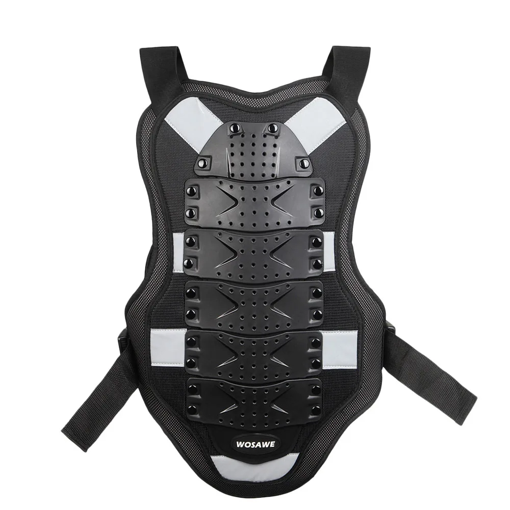 WOSAWE Motorcycle Chest Protector Waist Safety Shockproof Body Armor Rider Vest Racing Protective Back Support Cycling Skating | Автомобили