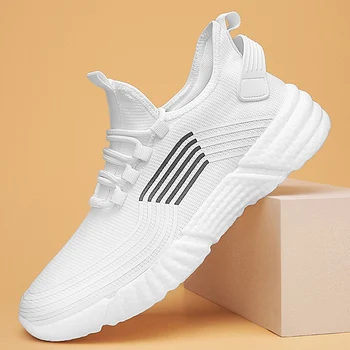 

Men's Summer Fashion Casual Shoes Men Mesh Soft Breathable Light Sneakers Running Trainers Sports Shoe For Male Footwear Trend
