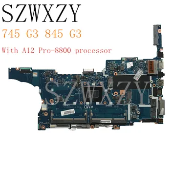 

For HP 745 G3 845 G3 Laptop motherboard With A12 Pro-8800 Processor 827576-001 827576-501 827576-601