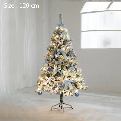 Искусственные рождественские ворсовые покрытия, набор Кедровой елки, Креативные украшения для дома, аксессуары, рождественские украшения для дома, статуэтка - Цвет: 120cm set
