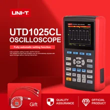 UNI-T UTD1025CL 3," Портативный цифровой цветной ЖК-дисплей 25 МГц мини USB осциллографы 1CH 25 МГц