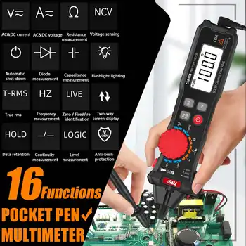 

Digital multimeter Counts RMS 6000 Digital Display Pocket Pen Multimeter High Precision Smart Multimeter Automatic Range