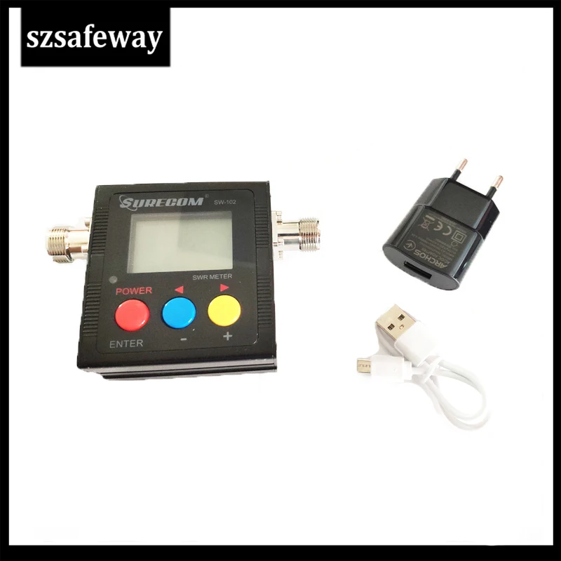 2020 Новый SW 102 125 525 МГц цифровой VHF/UHF мощность SWR метр SURECOM для двухстороннего радио