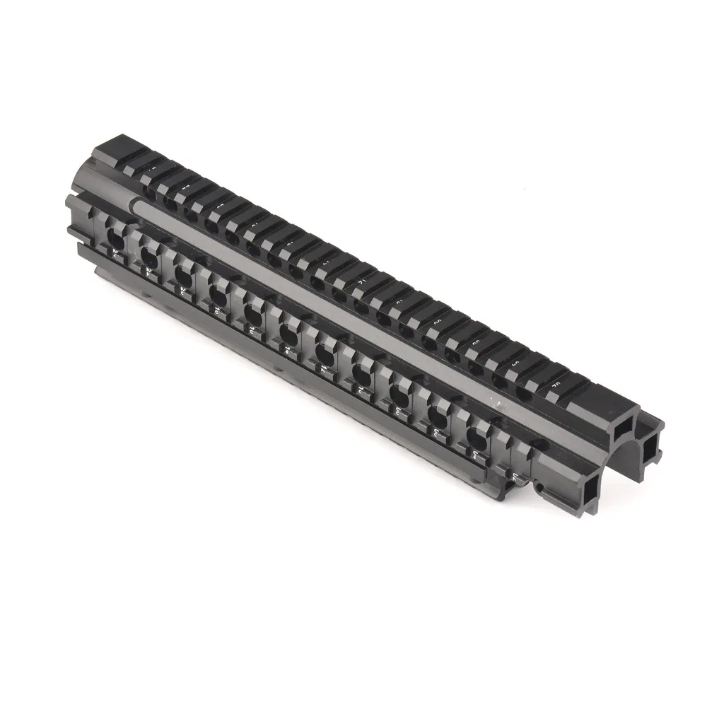 

FN FAL Quad Rail Mounting System Length 29.5cm Picatinny Rail Handguard Aluminium L1A1 for Tactical Hunting