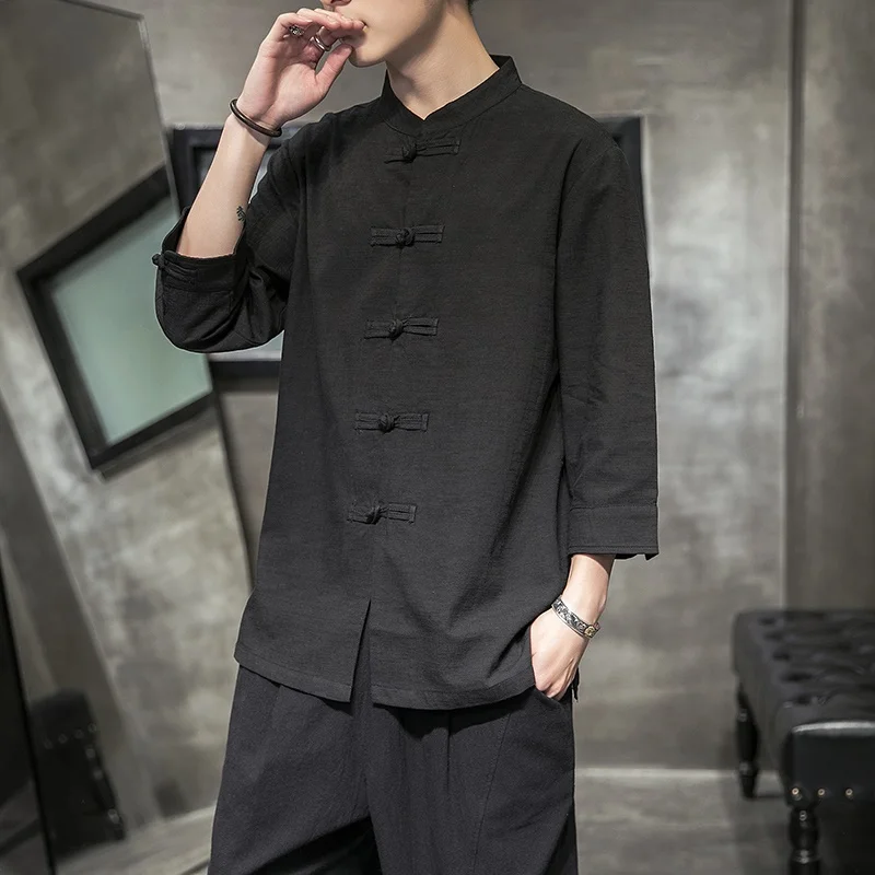 Compra Nuestra Colección De Camisas Tradicionales Chinas Para Hombres