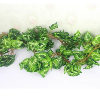 

Simulated Green Plants Plastic Leaf Grape Leaves Green Leaves Maple Leaf Rattan Artificial Flowers Decoration Ceiling Flower Vin