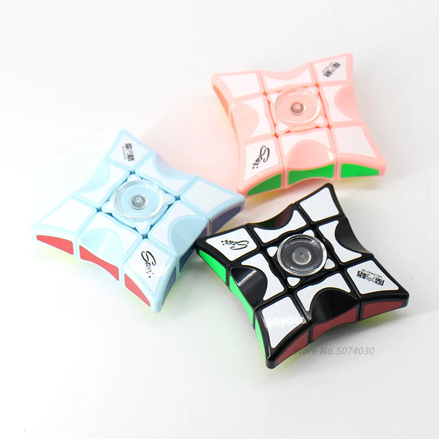 Mofangge кубик Спиннер Fidgetspinner игрушки для детей и взрослых 1x3x3 волшебная головоломка