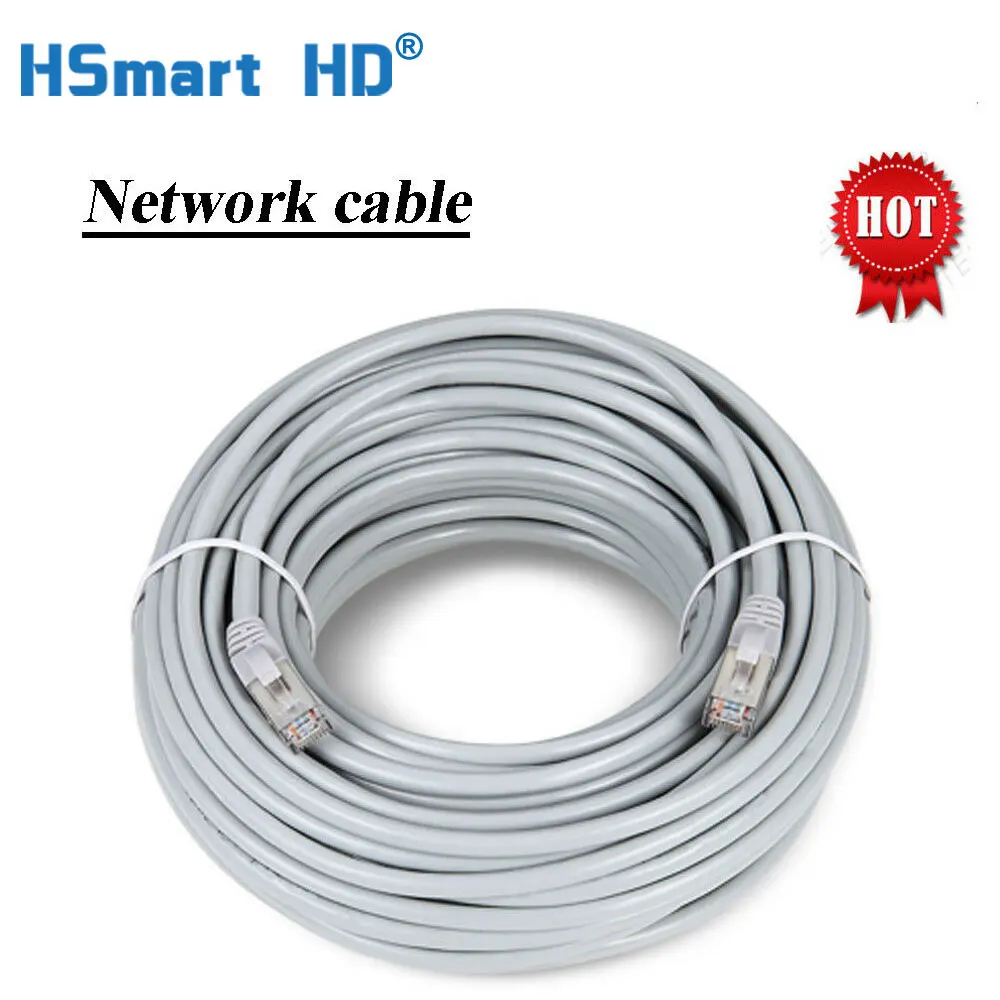 RJ45 Lan Cat5e кабель 30 м 50 м 10 м 20 м Ethernet сетевой кабель для ip-камеры(HKVISION dahua XMeye POE 5MP 4MP 3MP ip-камера s