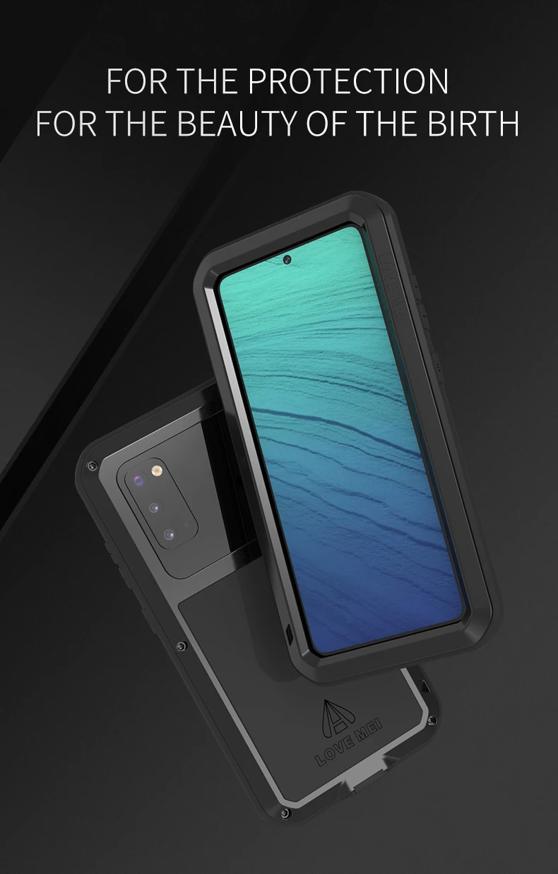 Чехол для Samsung Galaxy S20 6 1 ''Love Mei мощный полноразмерный ударопрочный Прочный
