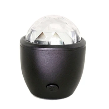 

USB Crystal ic Ball Flash DJ Lights Disco Ball Party Stage Projector Lights Mini Led Voice Activated for Home KTV Car
