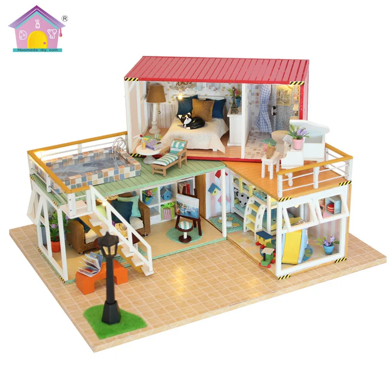 

Hoomeda-diy New Style Container Series your name a/B-Handmade DIY Assembled Model Cabin Creative Gifts