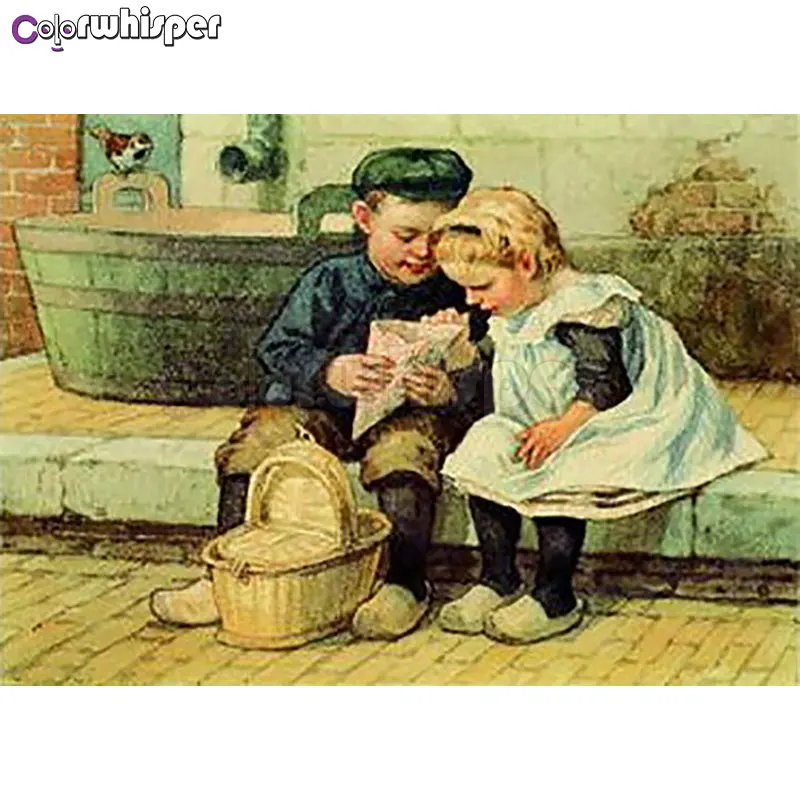 Kaufen Diamant Malerei 5D Voll Platz Runde Bohrer Land Leben Dorf Daimond Stickerei Malerei Kreuz Stich Bild Wand Kunst Z830