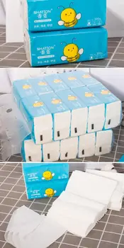 

2020 New FCL Paper Towels Wholesale Household Native Wood Pulp Pumping Paper Towels Napkins Wettable Water