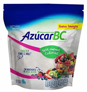 

Edulcorante De Mesa A Base De Azúcar De Caña Y Extracto De Estevia