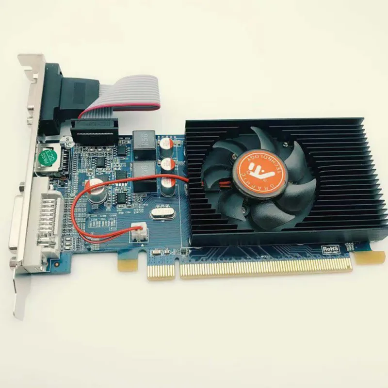 Computer Components AMD Graphics Card HD 7450 2G DDR3 64bit Practical Card 5
