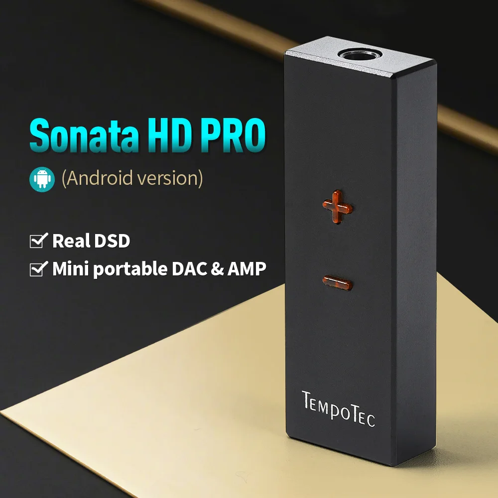 Amps Headphone Amplifier TempoTec Sonata HD PRO Android PC USB Type C To 3 5mm Adapter DAC Portable Audio Out HiFi Decoding