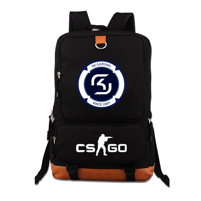  Quality Virtus.pro Team Fnatic DOTA 2 CS CSGO Backpack Luminous Teenagers Printing Backpack Student