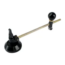 Coupe verre circulaire professionnel, 6 roues, compas, avec ventouse, outils de découpe de bouteilles en verre
