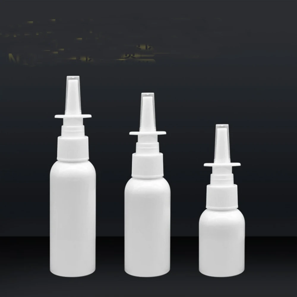 Vacuum Plastic Nasal Spray Bottles 1 PC 10ml 30ml 50ml White Pump Spray Fog Mist Nose Bottle For Medical Packaging spray bottle,perfume bottle,perfume refill bottle,refillable bottle,refillable empty bottle,refillable cosmetic bottle,refillable perfume bottle,refillable spray bottle,cosmetic dispenser bottle,refillable bottle set