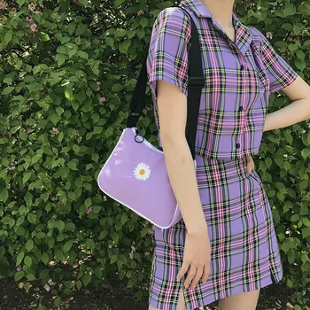 

Bags For Women 2020 Original Design Daisy Embroidery Shoulder Bag Women's Polyester Luxury Handbag Bolsa Feminina Crossbody Bag