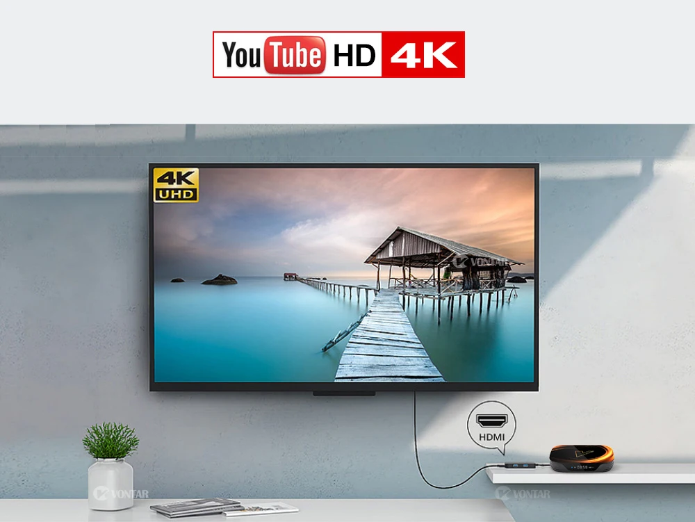 VONTAR X3 8K 4GB 128GB Android 9,0 tv Box Amlogic S905X3 1000M Dual Wifi 4K 60fps Google плеер Netflix Youtube медиаплеер