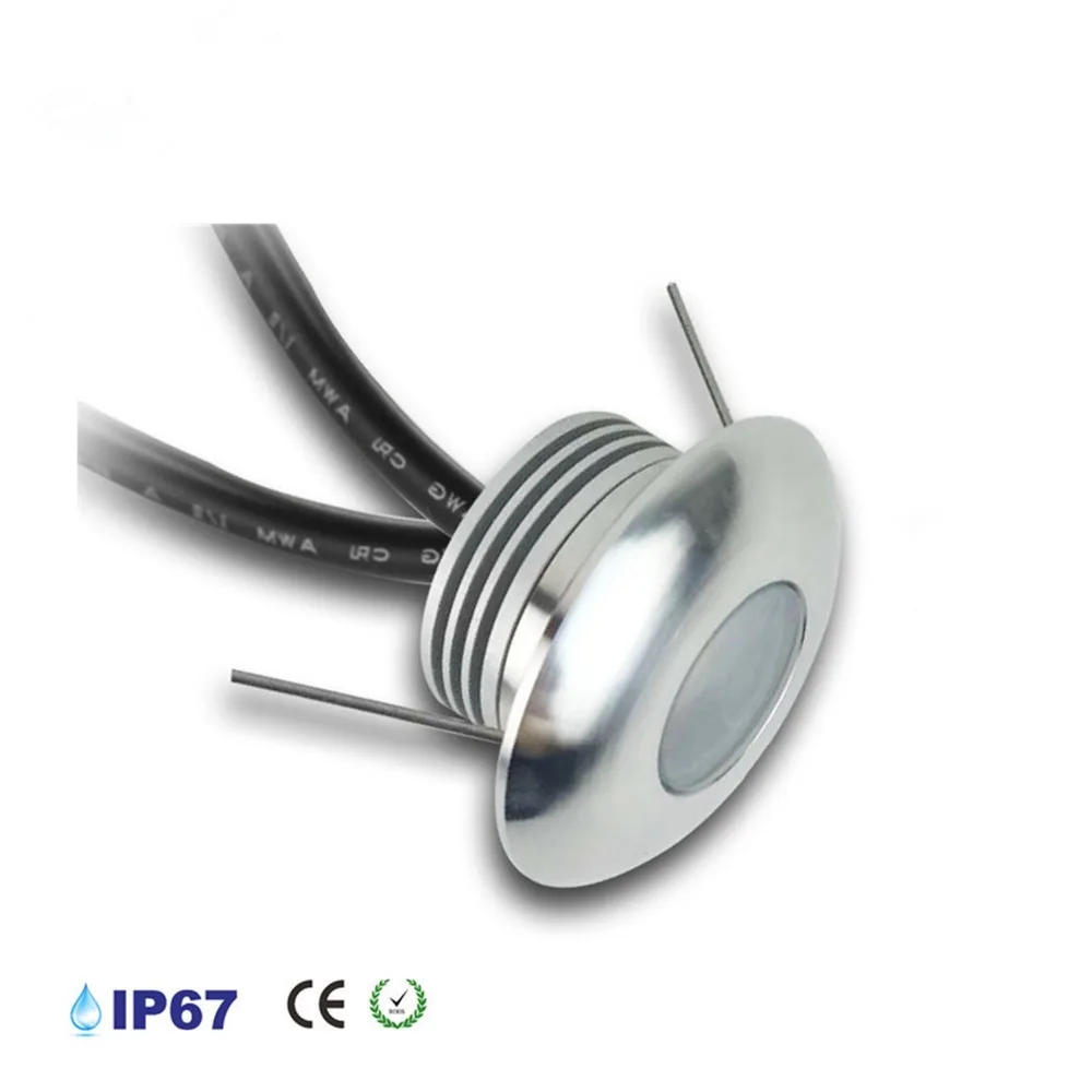 LED Deck Light IP67 Waterproof Outdoor Underground Lamps DC12-24V Corner Wall Lamp 1W Stair Light Step Lighting (6)