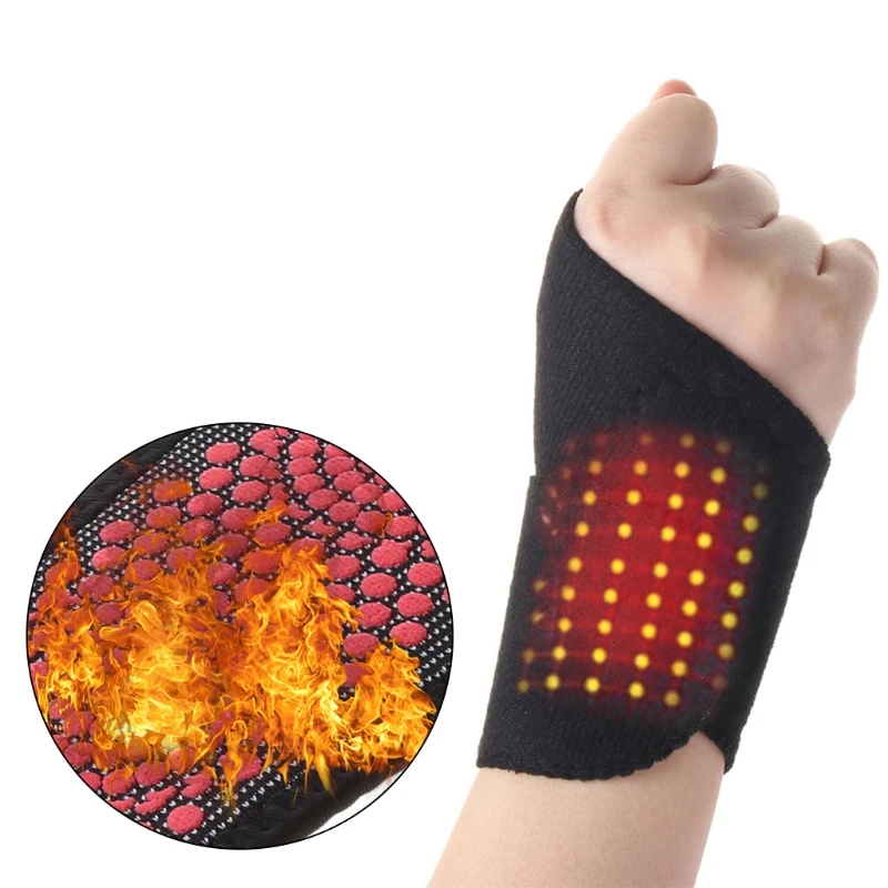 Wrist Support Brace Magnetic Therapy Self-Heating Pain Relief