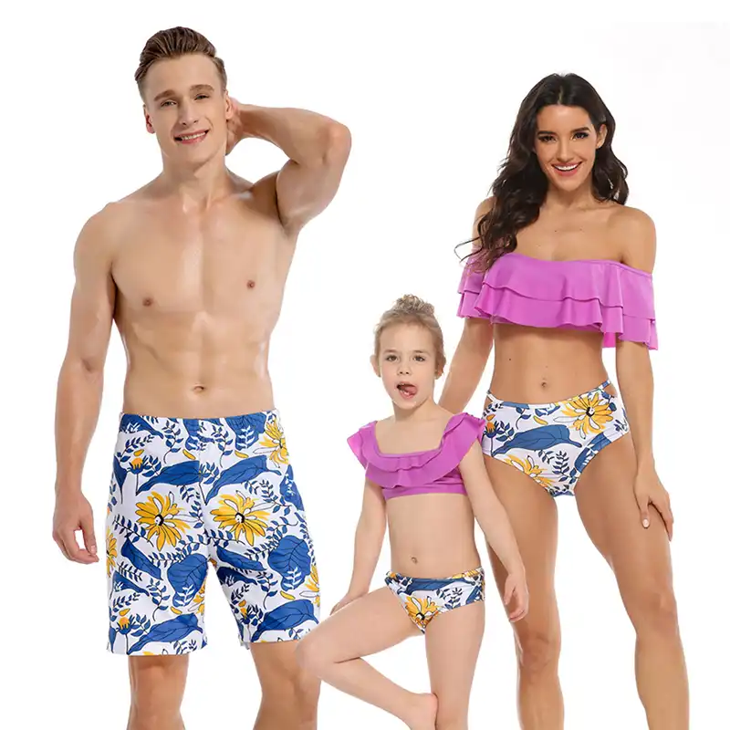 Bikini a juego para madre e hija, traje de baño de dos piezas, bañador a  juego para Familia, ropa de baño para padres e hijos, ropa de playa 2020| |  - AliExpress