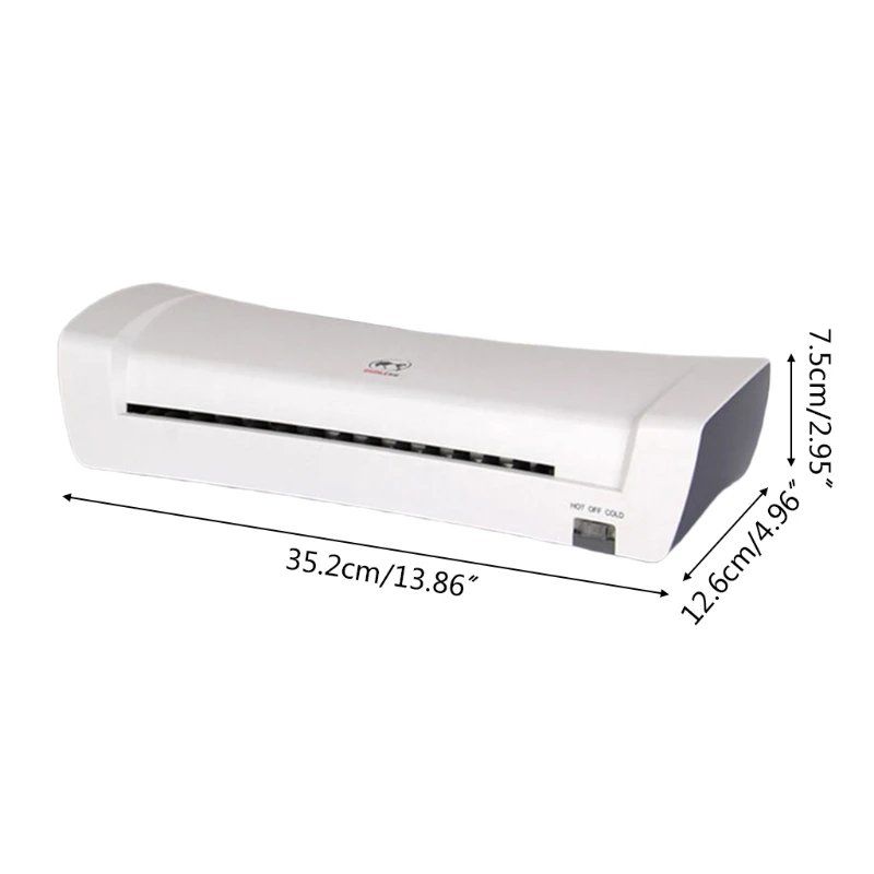 Professional Thermal Office Hot Cold Laminator Machine for A4 Document Photo