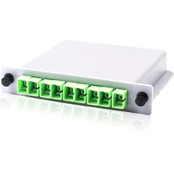 

10PCS/Packet SC APC PLC 1X8 Splitter Fiber Optical Box FTTH PLC Splitter Box with 1X8 Planar Waveguide Type Optical Splitter