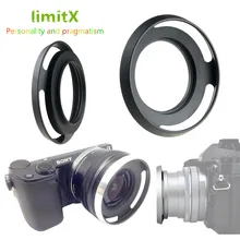 Металлическая вентилируемая бленда для объектива Leica D-LUX Typ109 Panasonic DMC-LX100 LX100 Mark II/Canon EOS M M2 M3 с EF-M объективом 22 мм f2 STM