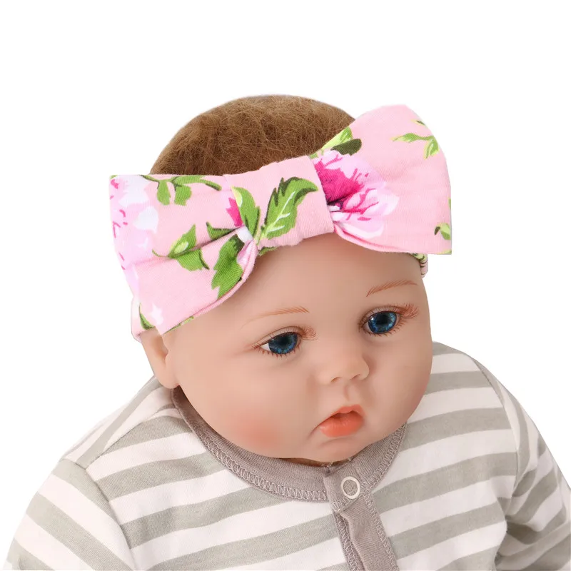 Для новорожденных детей с цветочным принтом детское стеганое одеяло, стильный комплект для маленьких девочек и мальчиков, для завёртывания для пеленания одеяло шапки тюрбаны 90x90 см