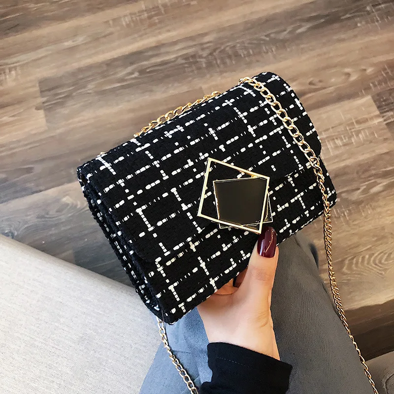 

2020 Worean Shoulder Bag Luxury Handbags Women Bags Designer Version Wild Girls Small Square Messenger Bag Bolsa Feminina