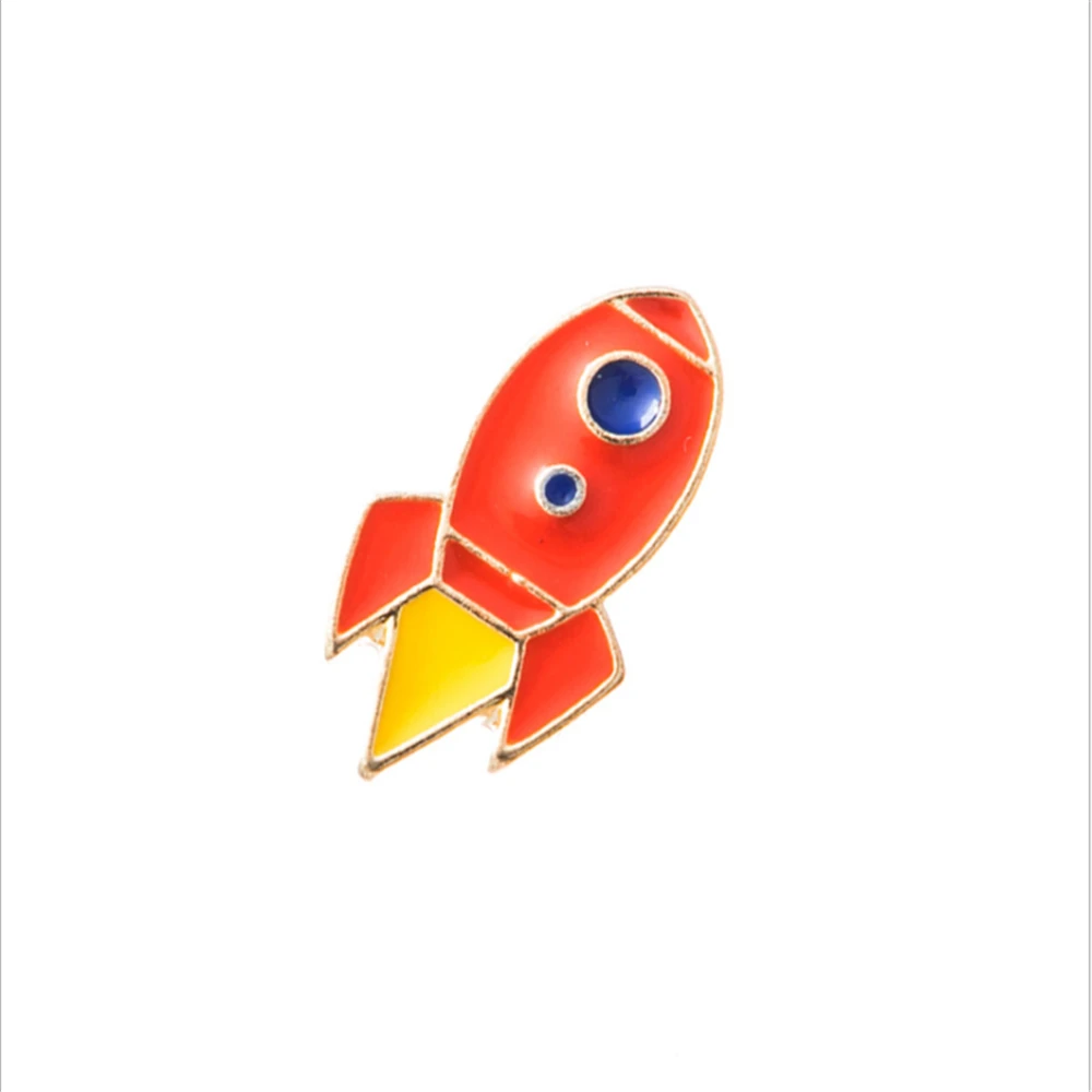 World Pin Space Fun нагрудные булавки самолет ракета планета НЛО воздушный шар подводная лодка подарок для искателей приключений Geek