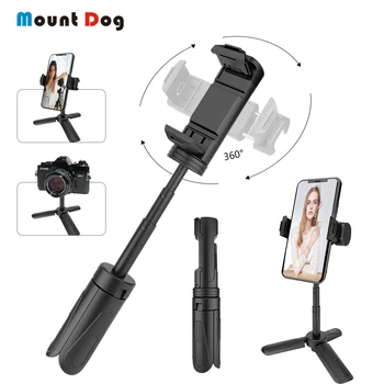 

Telescopic Tripod Extendable Mini Selfie Stick Monopod Tripod With Phone Clip For iPhone X 8 7 6s plus Huawei Gopro Accessories
