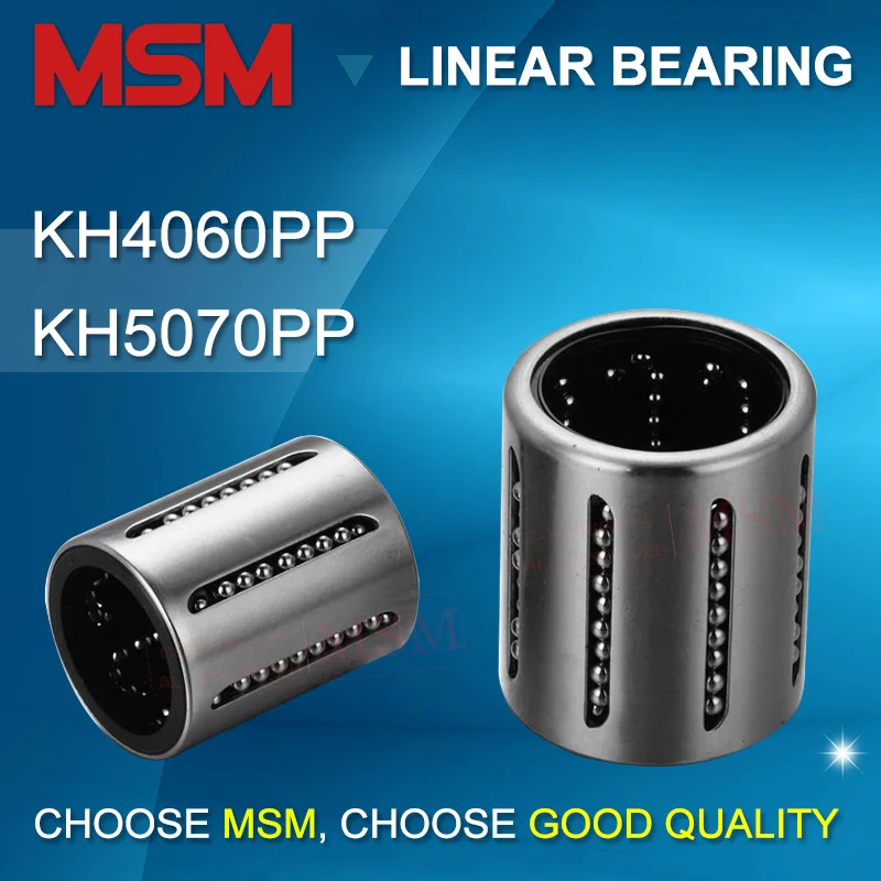 4pcs Msm Kh Linear Bearings Kh4060pp Kh5070pp Compact Type Shaft Ball