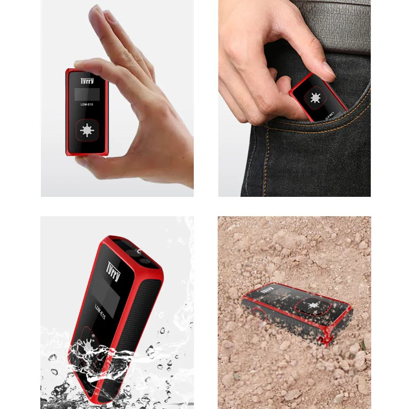 TYRRY 15M Mini Laser Distance Meter Trena Measure Medidor Laser Ruler Rangefinders Digital Laser Range Finder Lazer Metreler TYRRY 15M Mini Laser Distance Meter Trena Measure Medidor Laser Ruler Rangefinders Digital Laser Range Finder Lazer Metreler