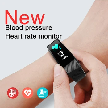 

NEW Smart Bracelet Color Screen Heart Rate Step Counter Smart Watch Heart Rate Detection Blood Pressure Monitoring For Men Women