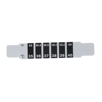 

Baby forehead thermometer PET + LCD Temperature measurement Black and white bars Digital LCD Forehead Thermometer 1 Piece
