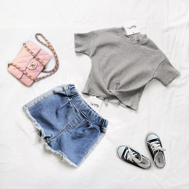 

Girls 2022 denim hot pants toddler girl fall clothes 2022 baby girl pants newborn baby clothes korean baby clothes baby clothes