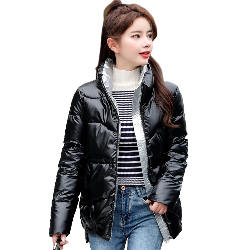 

Winter Jacket High Quality Stand-callor Coat Women Fashion Jackets Winter Warm Woman Clothing Casual Parkas Chaquetas Mujer