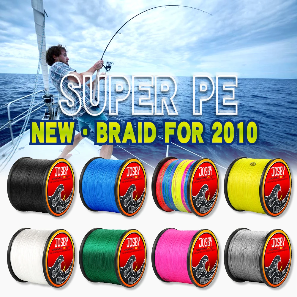 8 Strands 120 TO 20LB PE Braided Fishing Wire300M 500M 1000M 100% PE Multifilament Super Strong Fishing Line Japan Multicolor X